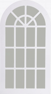 Зеркало Woodville Чикаго 60х110 см белое SS003151 