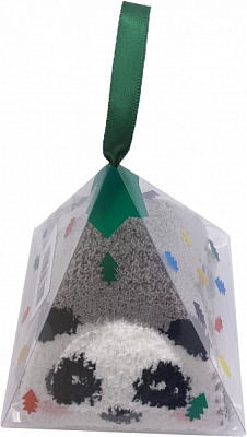 Шкарпетки подарункові La Nuit Панда р. універсальний сірий