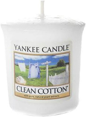 Свеча Clean Cotton 49 г Yankee Candle