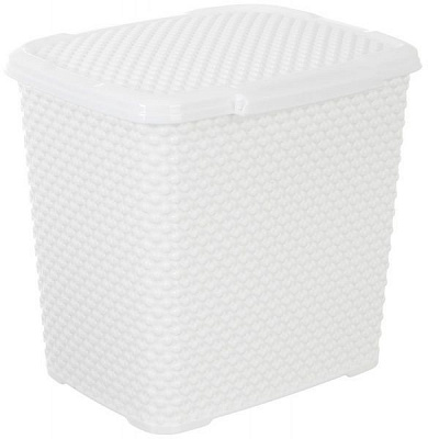 Корзина универсальная пластиковая N010 6,2 л белый 235x215x205 мм