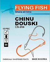 Гачок Flying Fish CS-204(02) №2 5 шт. рибальский CHINU DOUSKI Ring BN