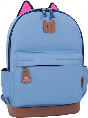 Рюкзак з вушками блакитний 54566