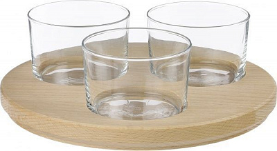 Менажница круглая 21 см 4 предмета Glasmark 