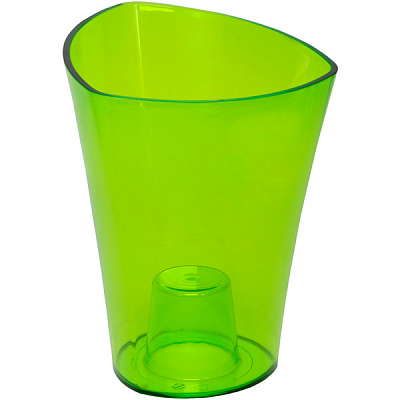 Горщик квітковий Lamela Венус 20 см зелений транспарентний