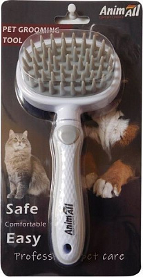 Гребінець AnimAll Groom сірий MG9705