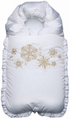 Конверт для новорожденных Снежинка Модний Карапуз зима 62 белый 03-00468-1 