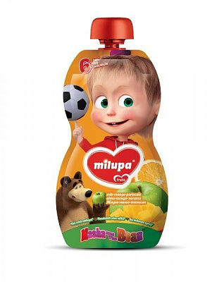 Пюре Milupa Яблоко, манго, апельсин 100 г 