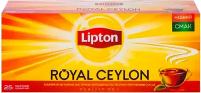 Чай чорний Lіpton Taste of London 25 шт.