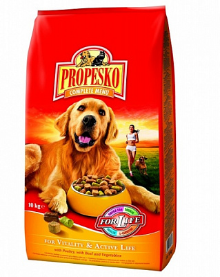 Корм сухий PROPESKO з яловичиною 10 кг