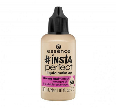 Тональная основа Essence #instaperfect №50 Perfect Honey 30 мл
