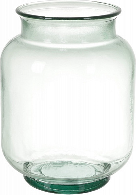 Ваза стеклянная San Miguel FLORERO 4756DB600 25 см натуральный зеленый 