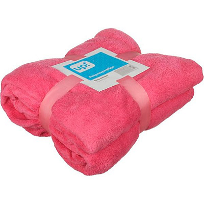 Плед мікрофібра Underprice рожевий 200x220 см 51918660