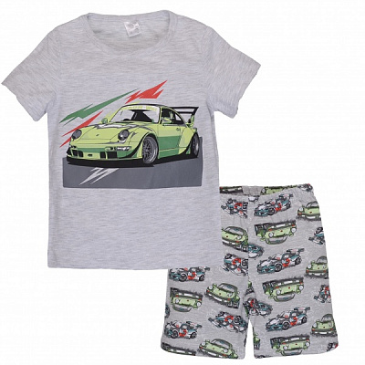 Пижама детская для мальчиков Татошка серый меланж 0101301пшз 