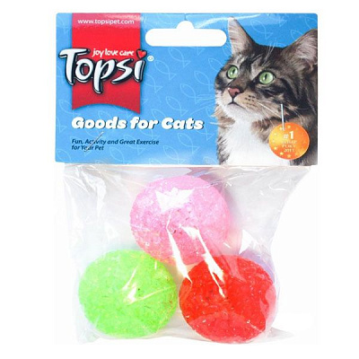 Мячики со звоночком Topsi 4 см 3 шт