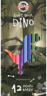 Карандаши цветные Dino 12 шт. 3592012007Ks Koh-i-Noor