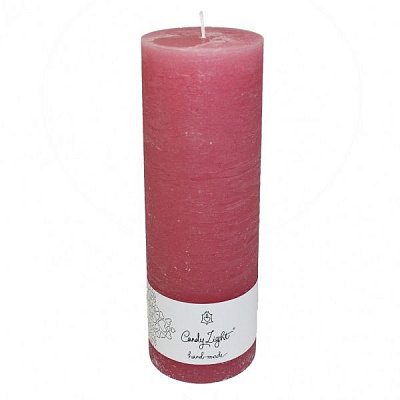 Свічка циліндр стара троянда С07*20/1-3.6 Candy Light
