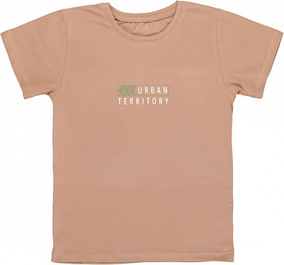 Футболка унісекс Фламінго 864-417 р.140 бежевий