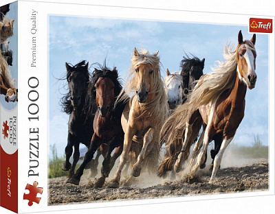 Пазл Trefl Скачуть коні 10446