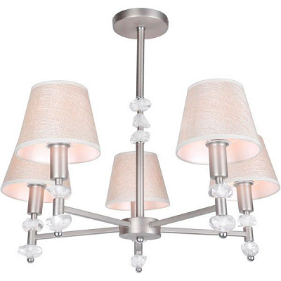 Люстра підвісна Victoria Lighting Vela/SP5 5x40 Вт E14 нікель