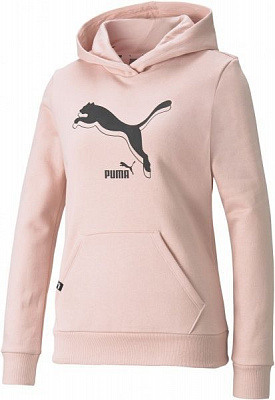 Джемпер Puma PUMA POWER Logo Hoodie 58954136 р. XS рожевий
