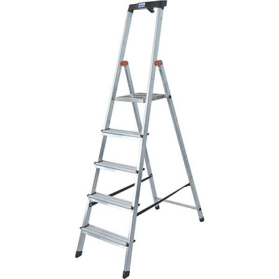 Лестница-стремянка Krause Safety 5 (126337) c органайзером