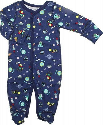 Боди Фламинго ясельный р.62 синий 365-217 