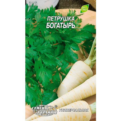 Насіння Семена Украины петрушка універсальна Богатир 3 г
