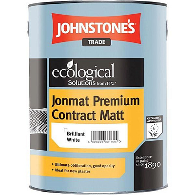 Фарба Johnstone's Jonmat Premium Contract Matt білий 10л