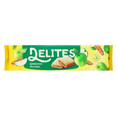 Печиво Venus Biskuvi San з яблучною начинкою “Delites” 120 г