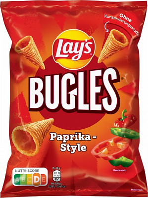 Чипсы Lay's кукурузные Bugles Paprika 95 г