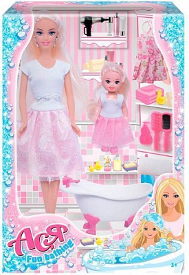 Кукла Ася Веселое купание с аксессуарами