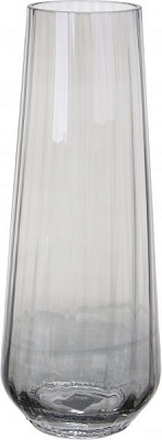 Ваза SL стеклянная серая luster 36х14,2 см Wrzesniak Glassworks