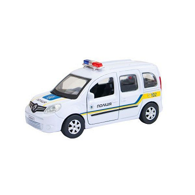 Автомодель Технопарк Renault Kangoo Поліція України 1:43 KANGOO-P(FOB)