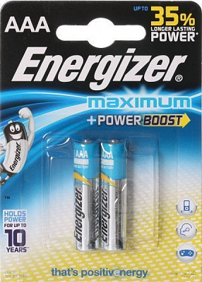 Батарейка Energizer Maximum FSB2 ААА 2 шт. (638441) 