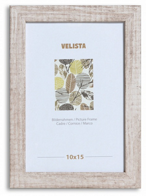 Рамка для фотографии со стеклом Веліста 15W-6267v 1 фото 21х30 см серый 