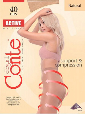 Колготки Conte Active 40 den natural р. 6 бежевий