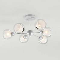 Люстра стельова Strotskis Vivien 30163/6 6x40 Вт E27 матове срібло 