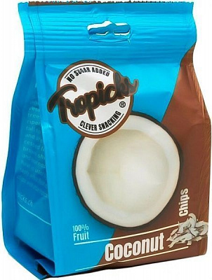 Чипсы кокосовые Tropіcks натуральные без сахара 100 г