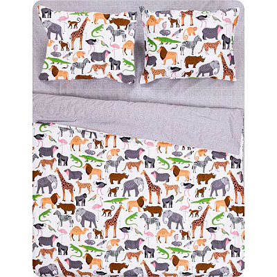 Комплект постільної білизни cool animals 2.0 бежевий La Nuit