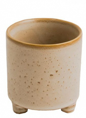 Вазон керамический D&M DEPOT Hoof круглый 3,5 л бежевый (AAR6186NA) 