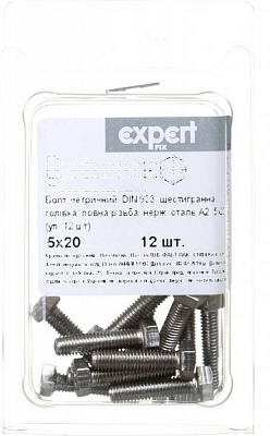 Болт метрический DIN933 5x20 мм 12 шт.