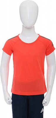 Футболка Adidas YG TR COOL TEE CE6061 128 кораловий