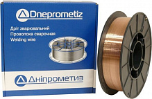 Проволока Дніпрометиз стальная сварочная легированная Св 08Г2С омедненная 0,8 мм 5 кг