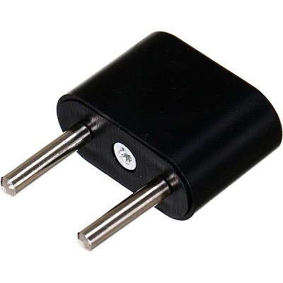 Адаптер UP! (Underprice) без заземления 1 гн. черный YK-302-BK 