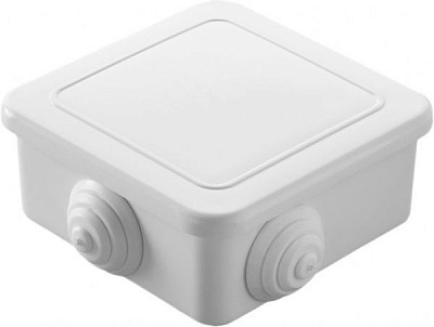 Коробка розподільча  Makel з кришкою ABS-пластик 10028