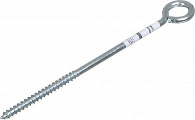 Шуруп универсальный с C-крюком 8x180 мм 1 шт белый цинк Expert Fix