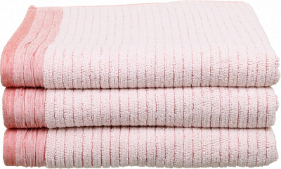 Рушник Stripe Natural 70x140 см рожевий La Nuit