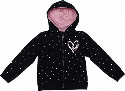 Худи для девочки Blue Seven р.110 черный 764637 X * 98 