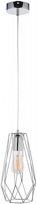 Світильник підвісний TK Lighting LUGO CHROM 1x60 Вт E27 сріблястий 2845