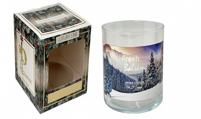 Свеча ароматическая Pako-If Luxury Line (S ) Fresh Balsam 200 г 